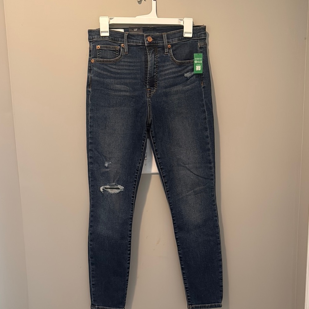 GAP Women's Dark Blue Skinny Jeans
